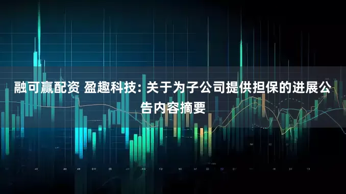 融可赢配资 盈趣科技: 关于为子公司提供担保的进展公告内容摘要