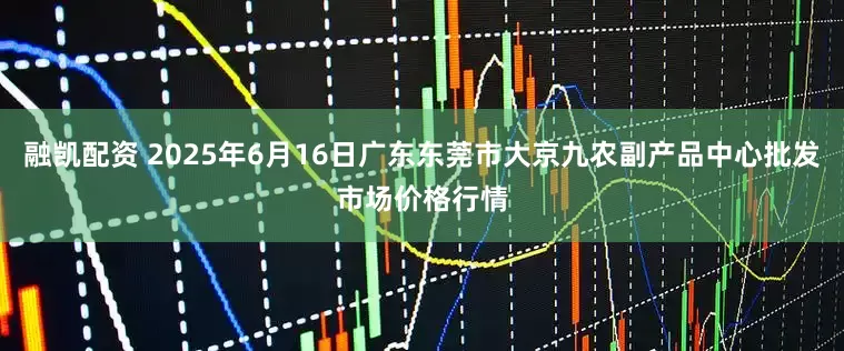 融凯配资 2025年6月16日广东东莞市大京九农副产品中心批发市场价格行情